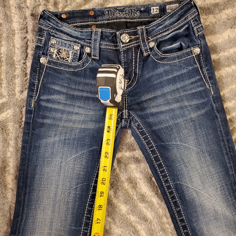 NWOT Kids Miss Me bootcut jeans size 12